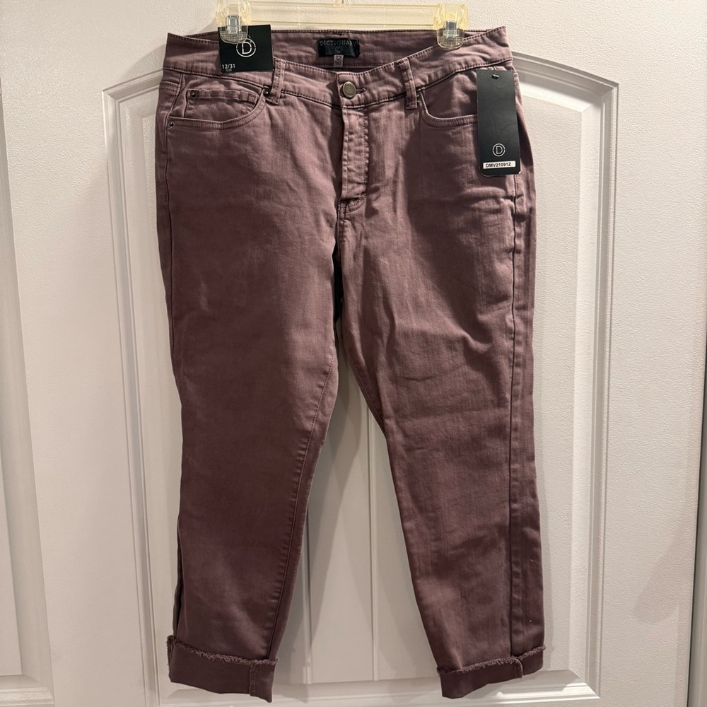 Chic Mauve Capris for Women - Picture 1 of 5